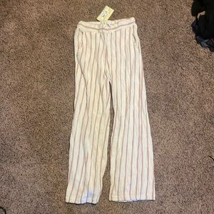 Stripe Wide Leg Vintage Havana Pants